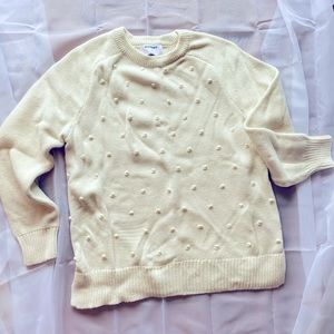 Old Navy - Medium Cream White Sweater